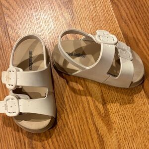 Mini Melissa Kids Cream Sandals